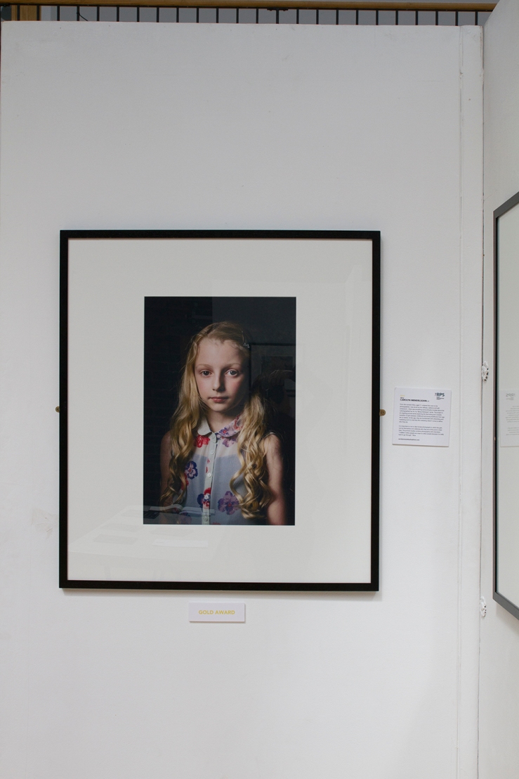 Alice, by Carolyn Mendelsohn as part of the RPS International Print Exhibition 2106/2017.